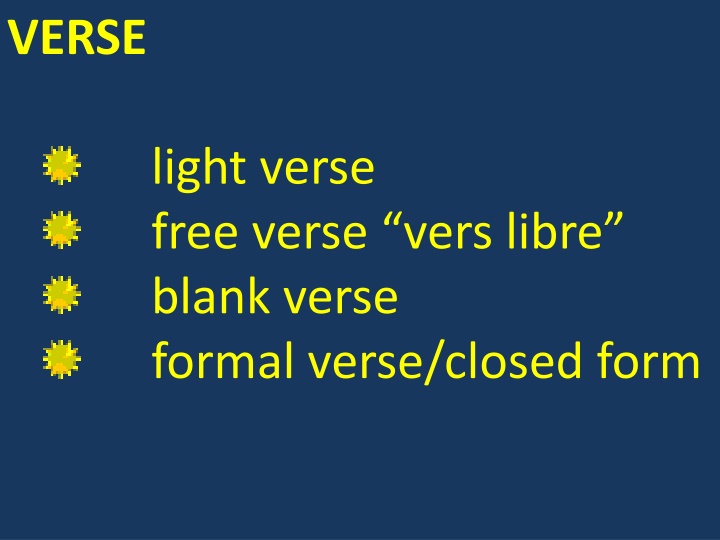 Forms of Versification in Poetry Explained