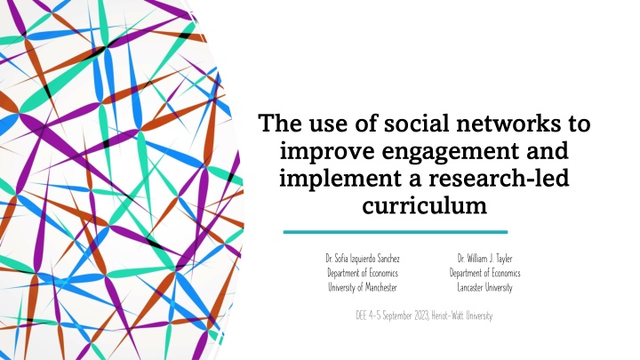 Enhancing Engagement Through Social Networks in Higher Education