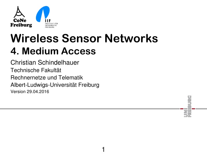 Wireless Sensor Networks: Medium Access Protocols Overview