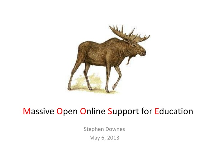 Open Learning Initiatives in Education