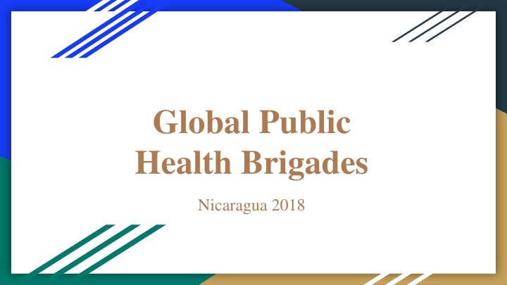 Global Public Health Brigades Nicaragua 2018 Trip Highlights