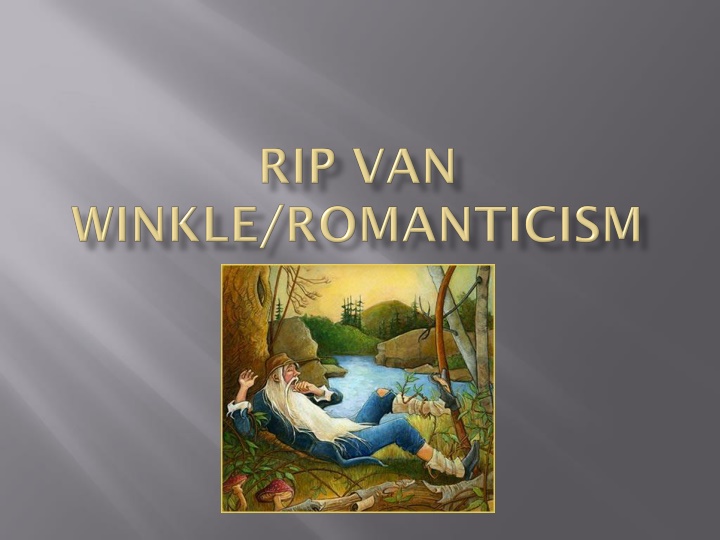 Rip Van Winkle's Journey through Loneliness and Despair