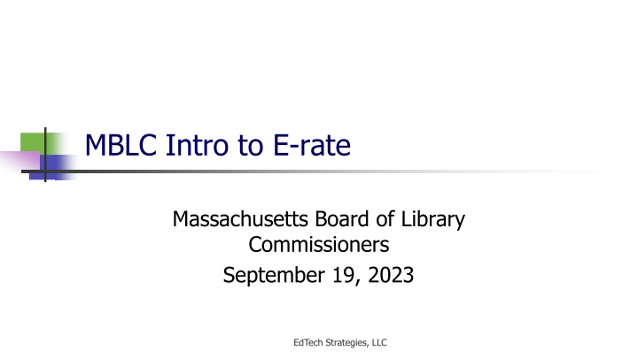 E-rate Program for Schools and Libraries