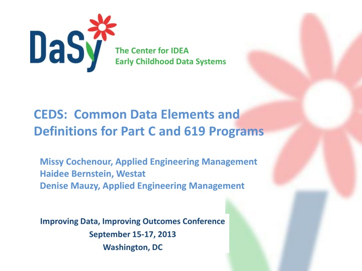 Developing Common Data Systems for Early Childhood Programs