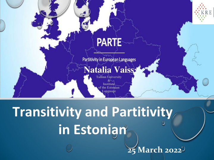 Syntactic Transitivity in Estonian Language
