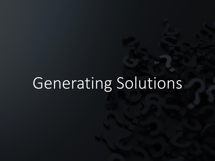 Enhancing Creativity and Problem Solving Techniques