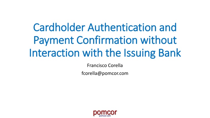 Innovative Phishing-Resistant Cardholder Authentication and Payment Confirmation Method