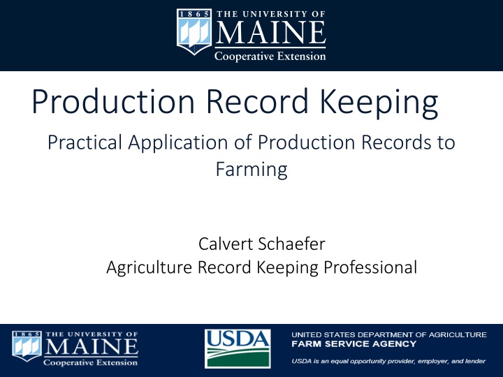 Practical Application of Production Records in Farming: Importance and Best Practices