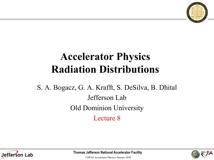 Comprehensive Overview of Radiation Distributions in Accelerator Physics