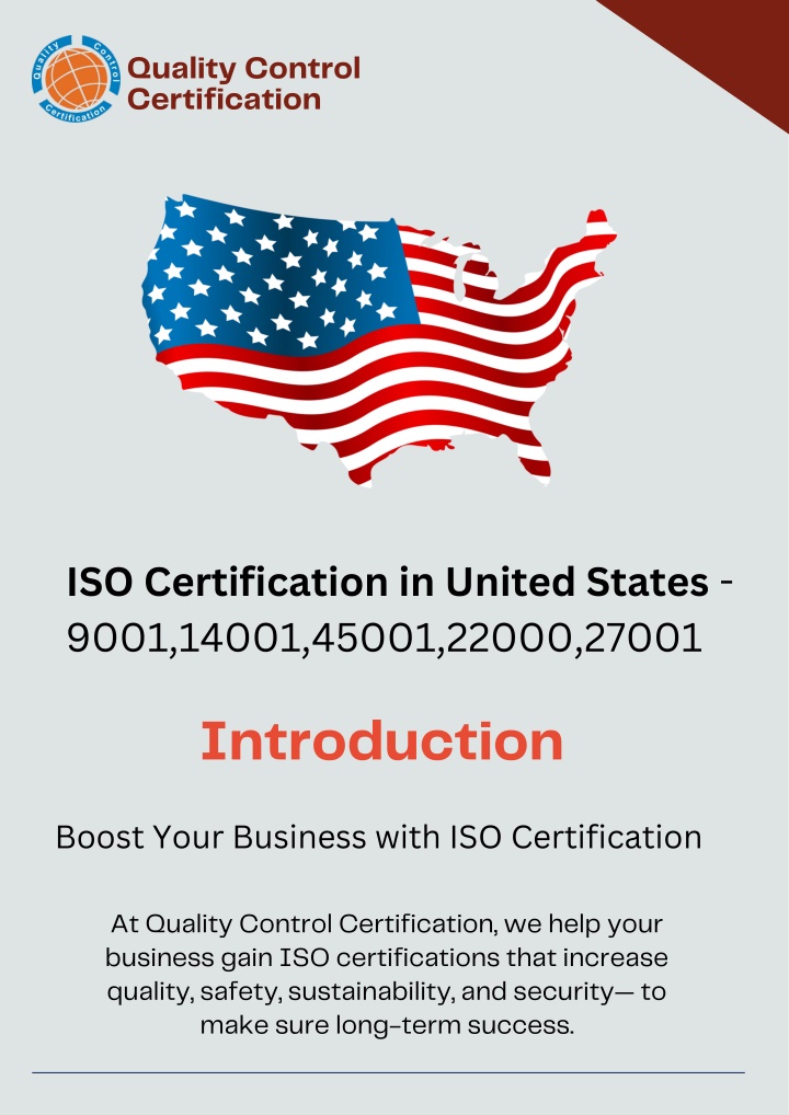 quality control certification n.w