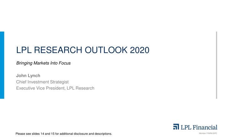 LPL Research Outlook 2020: Market Insights and Forecasts