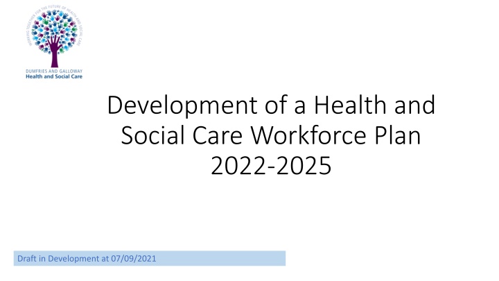 Draft Health and Social Care Workforce Plan 2022-2025: Developing a Motivated Workforce