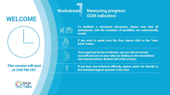 Progress Measurement in Global Migration Governance: GCM Indicators Workstream