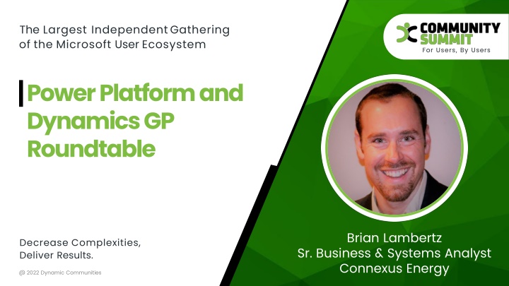 The Largest Independent Gathering of the Microsoft User Ecosystem