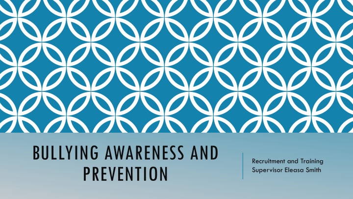 Preventing Bullying in Various Settings