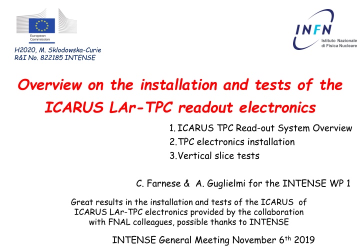 Overview of ICARUS LAr-TPC Installation and Testing