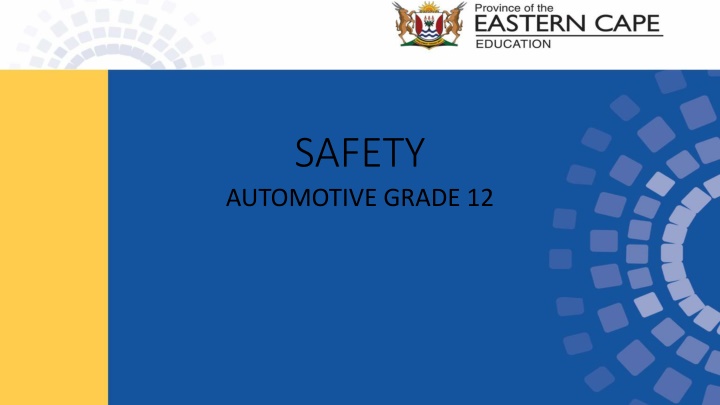 Automotive Grade 12 Safety Guidelines for Welding and Joining Equipment