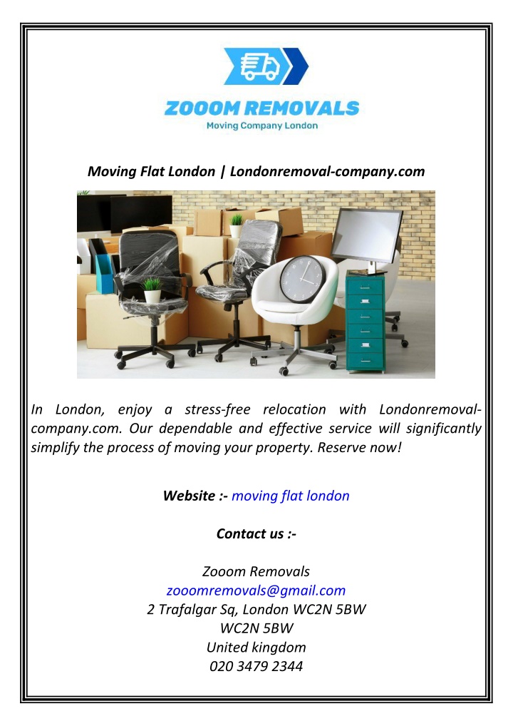 moving flat london londonremoval company com n.w