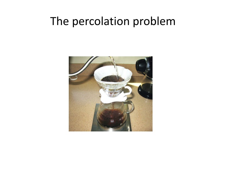 Percolation Theory: The Problem, Simulation, and Techniques