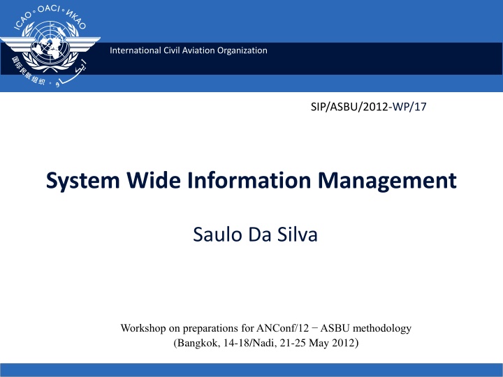 Revolutionizing Air Navigation Systems Through System Wide Information Management