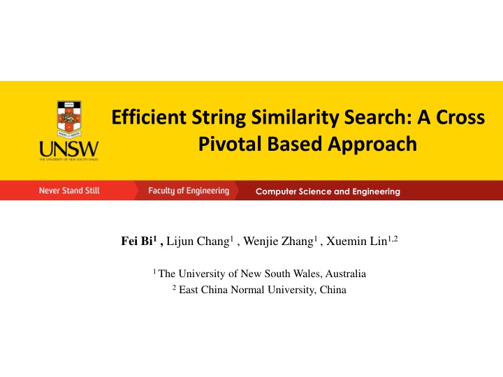 Efficient String Similarity Search: A Cross Pivotal Approach in Computer Science and Engineering