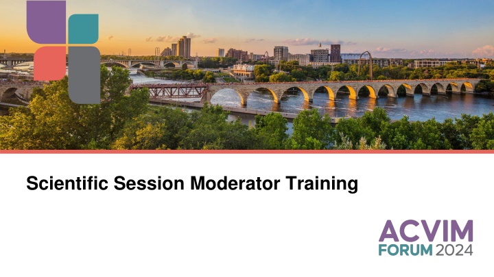 Moderator Training for Scientific Session