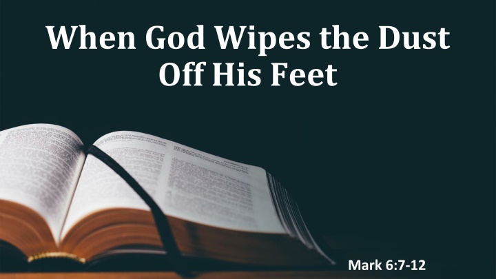God's Grace and Mercy in Mark 6:7-12