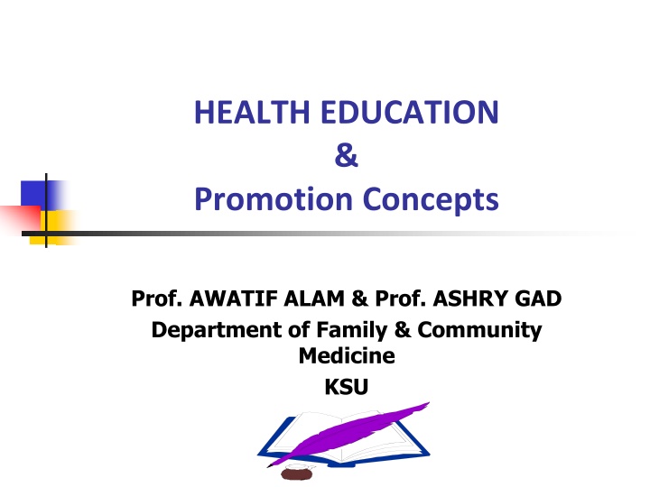 Health Education and Promotion Concepts