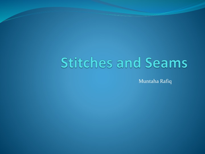 Basic Stitch Classes and Their Uses in Sewing