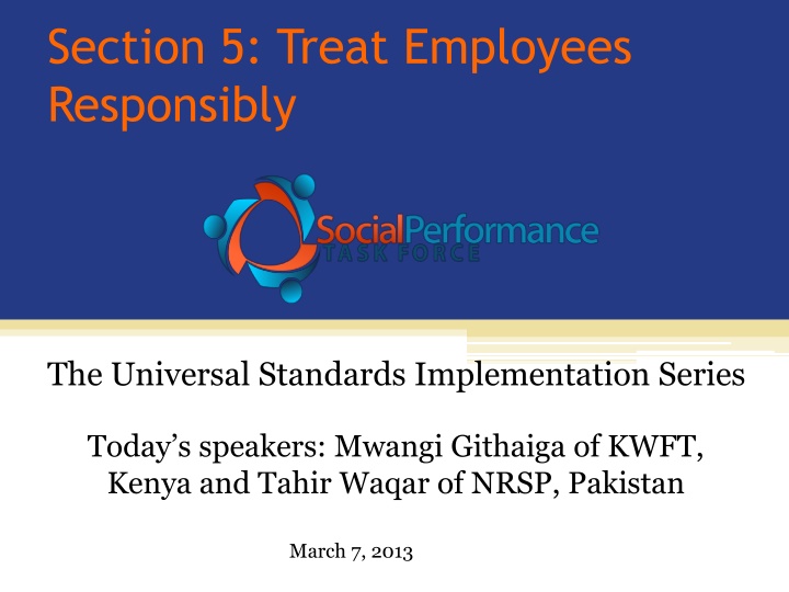 Implementing Responsible Employee Treatment Policies in the Workplace