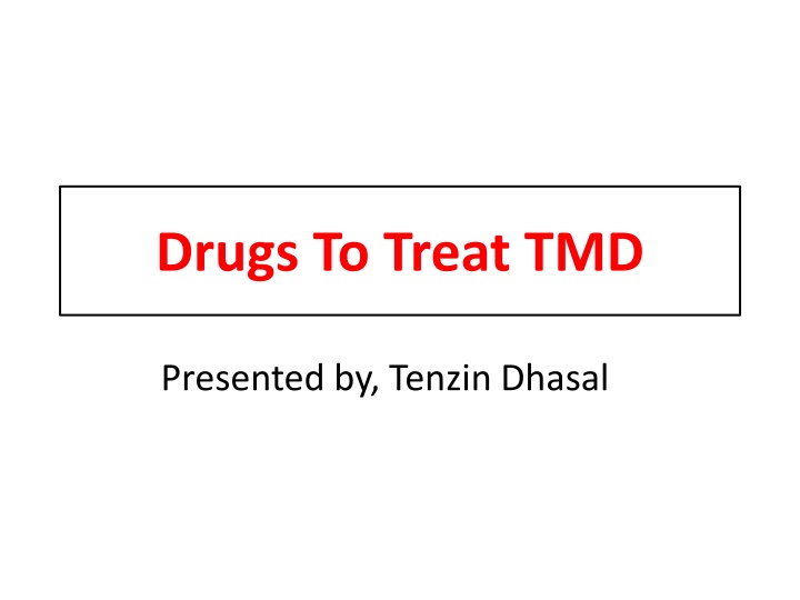Temporomandibular Disorder (TMD) and Treatment Options