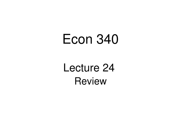 International Economics: Review and Analysis
