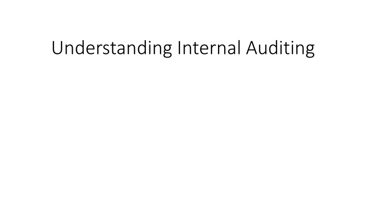 Understanding Internal Auditing: Role and Importance