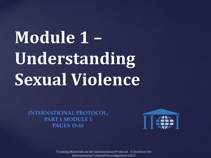 Understanding Sexual Violence: What You Need to Know