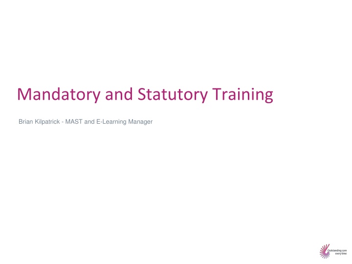 Mandatory and Statutory Training Overview