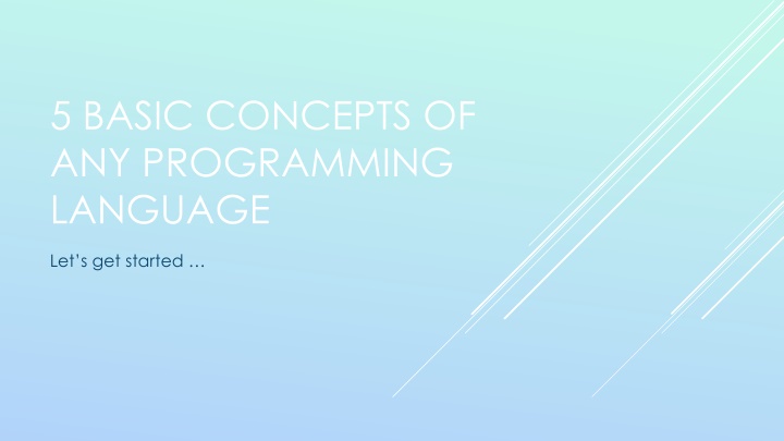 Variables in Programming Languages