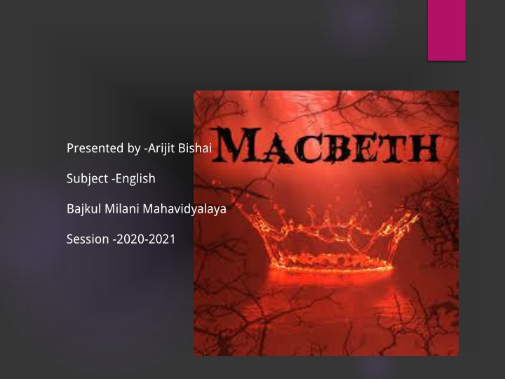 Intriguing Themes of Shakespeare's Macbeth