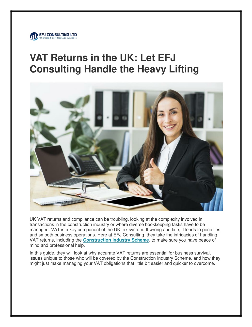 vat returns in the uk let efj consulting handle l.w