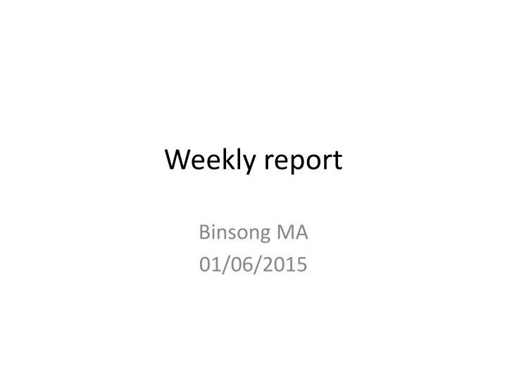 Analysis of Particle Clustering and Reconstruction Methods in Binsong, MA