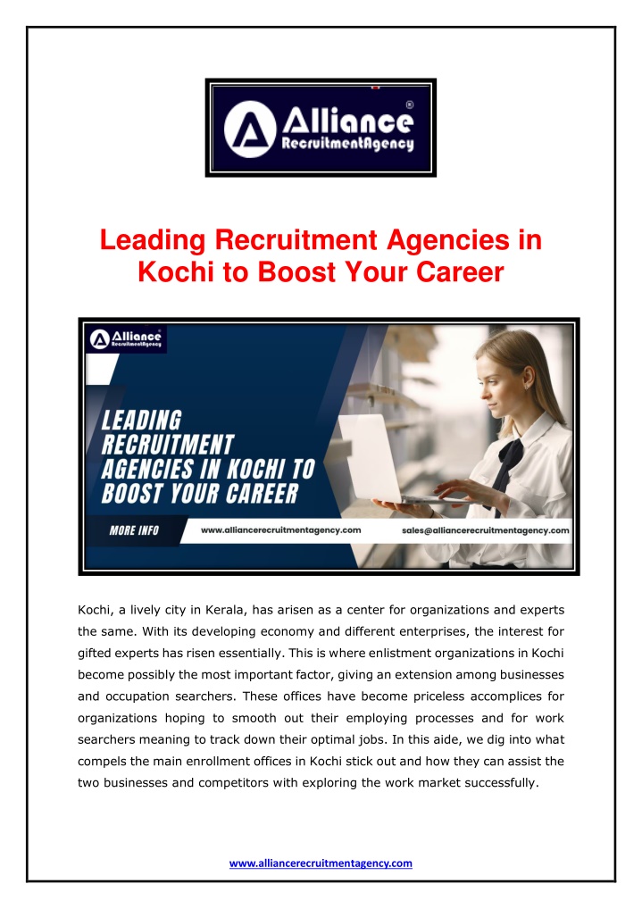 leading recruitment agencies in kochi to boost n.w