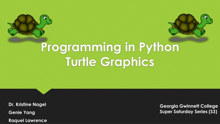 Introduction to Python Turtle Graphics for Beginners
