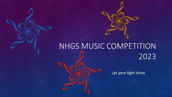 NHGS Music Competition 2023: Let Your Light Shine