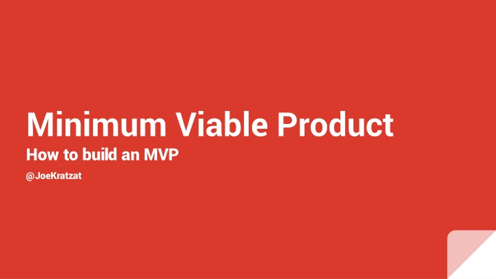 The Basics of Minimum Viable Product (MVP)