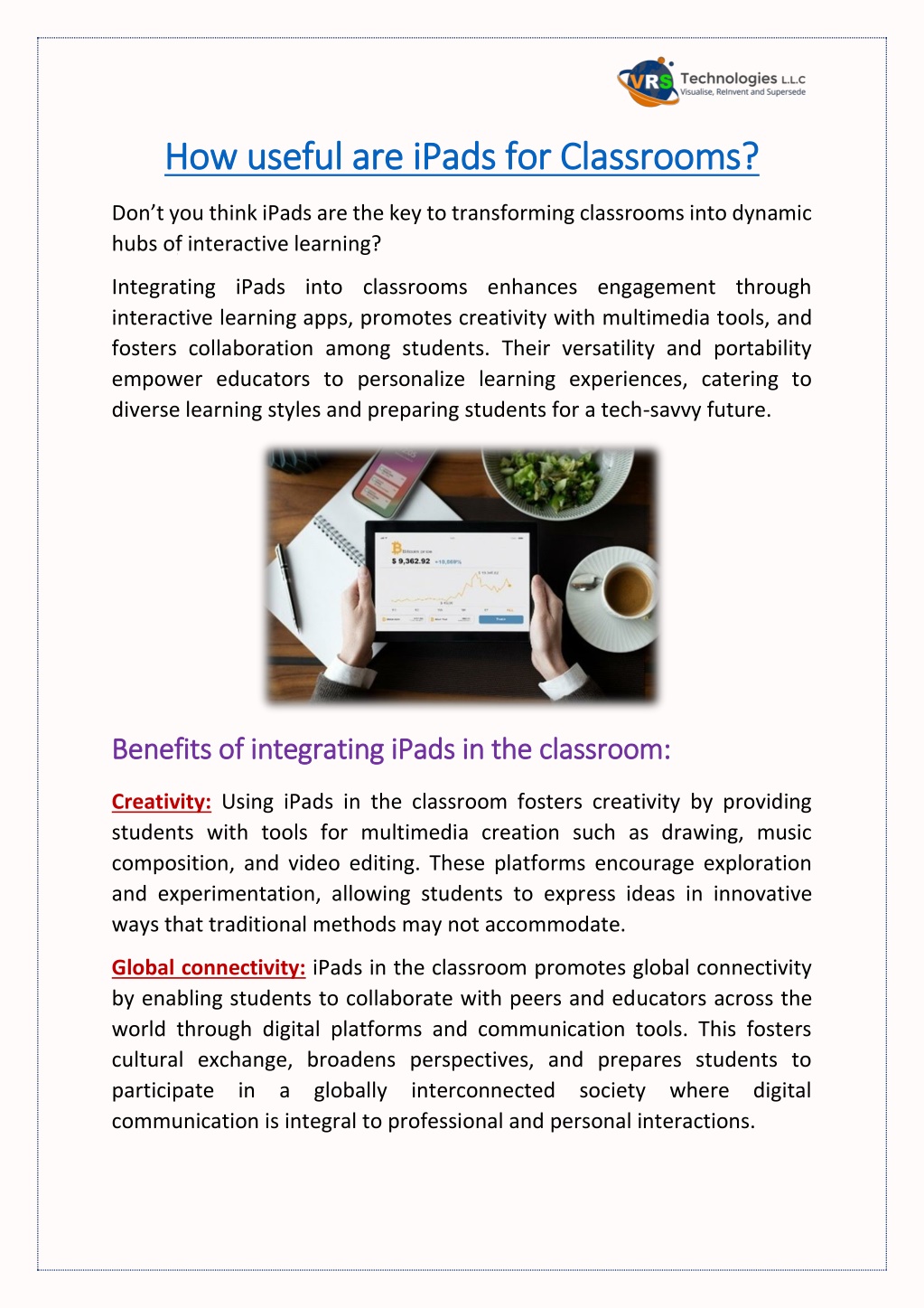 how useful how useful are ipads for classrooms l.w