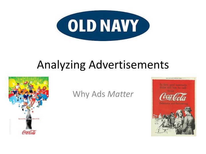 The Influence of Advertisements on Society