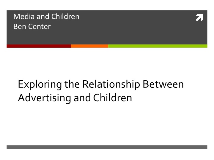 Exploring the Impact of Advertising on Children