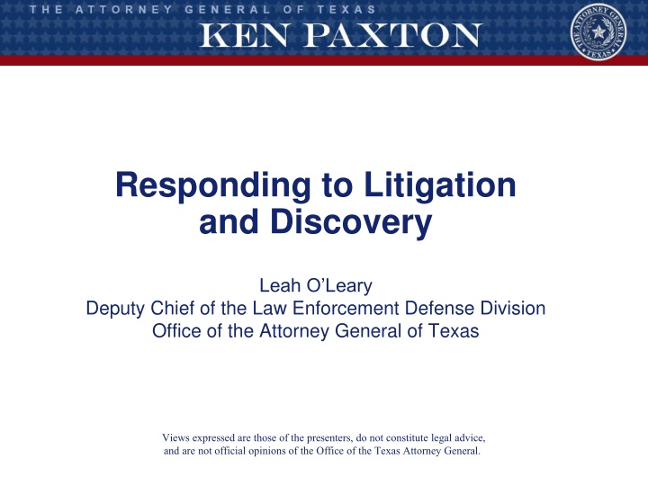 Effective Collaboration Between Client Agency and Litigation Counsel