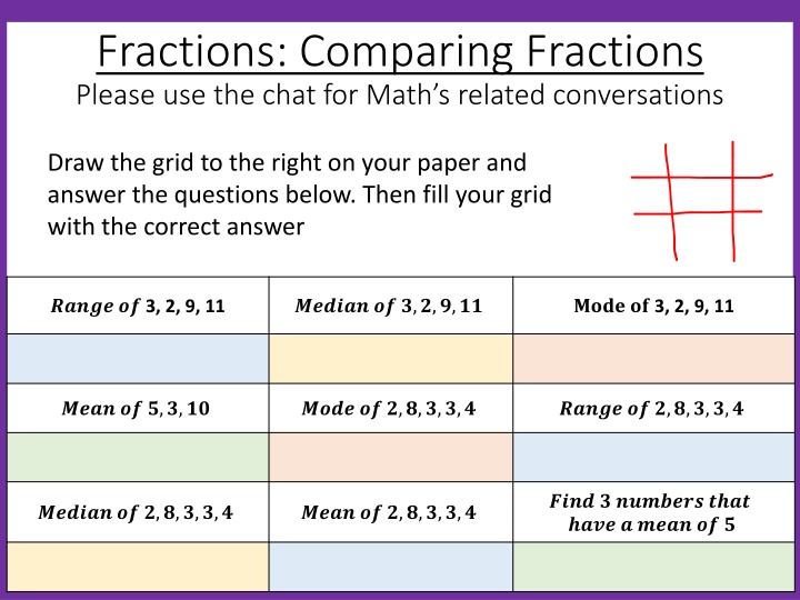 Fractions: Activities and Comparisons for Math Practice