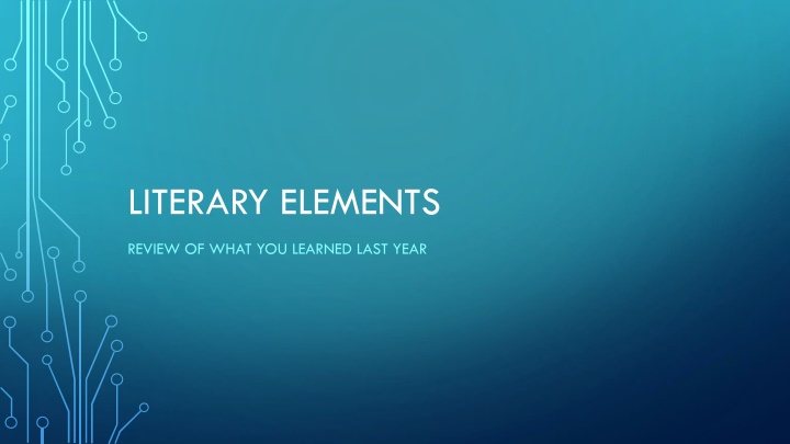 Comprehensive Literary Elements Review