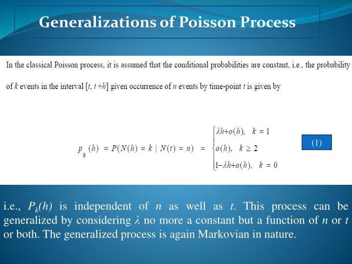 Birth and Death Processes in Population Dynamics